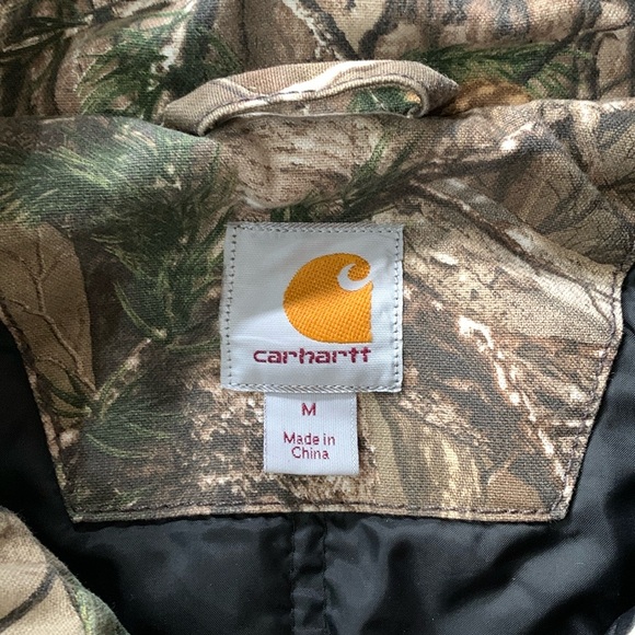 Carhartt Mens Insulated Quick Duck Camo Vest - Picture 2 of 5